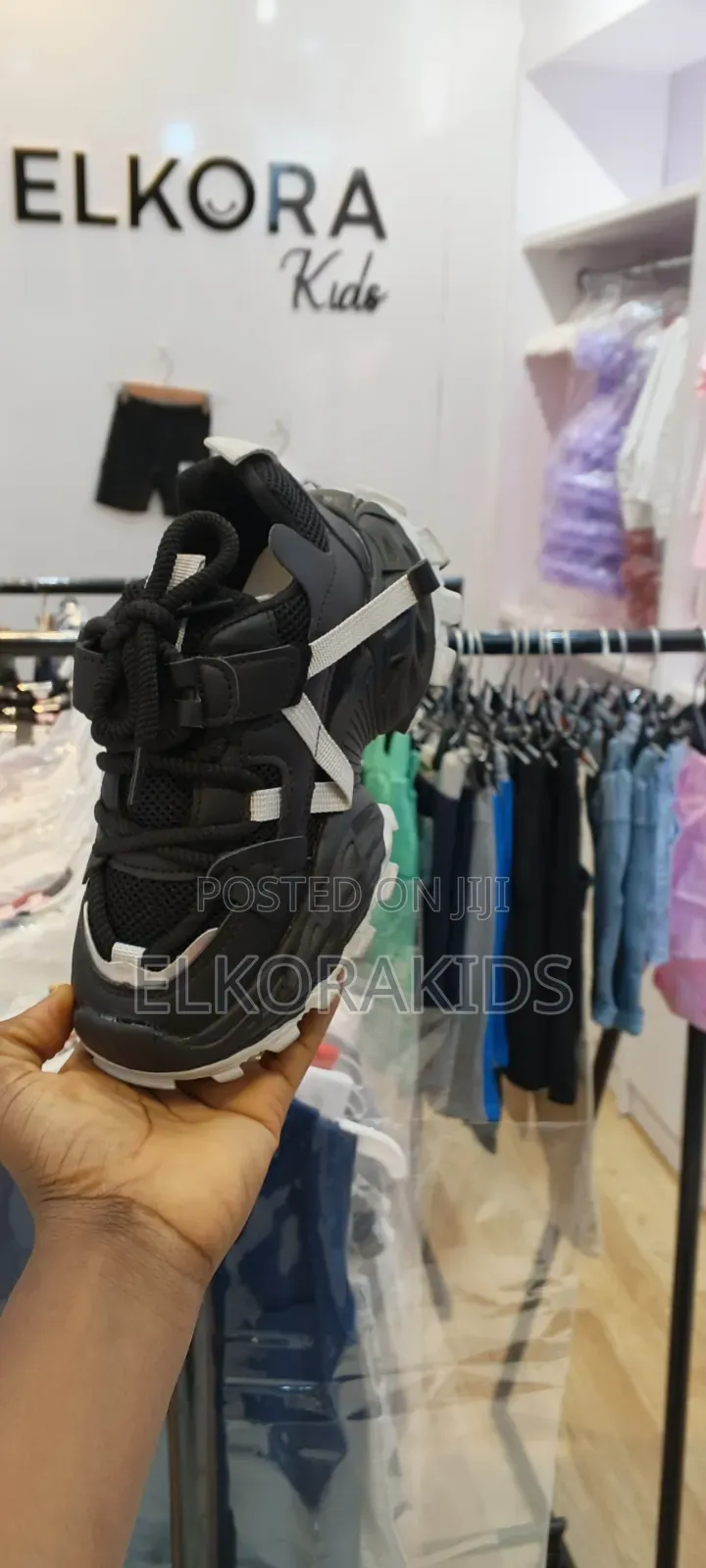 Black Sneakers for Boys