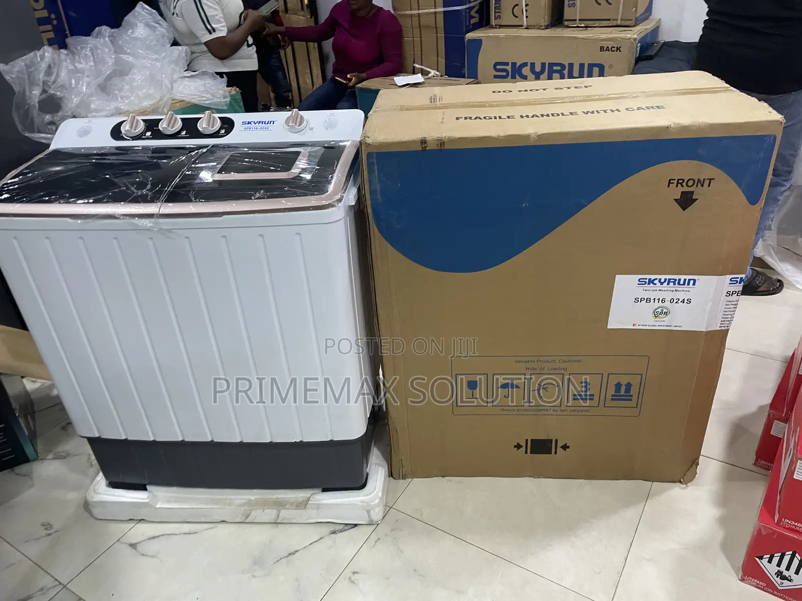 Skyrun 11KG Family Size Washing Machine