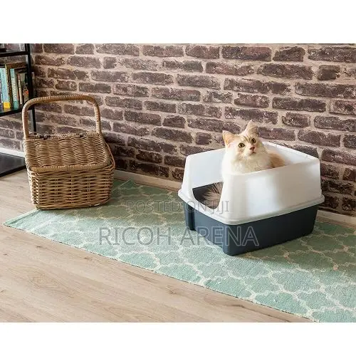 Iris Cat Litter Box With Tray and Scoop
