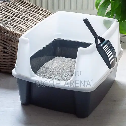 Iris Cat Litter Box With Tray and Scoop