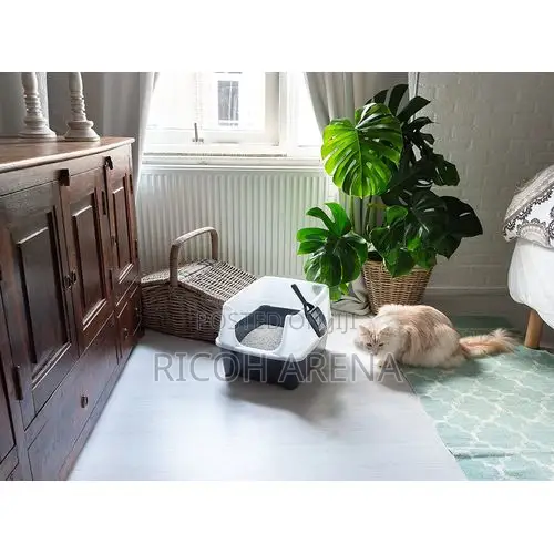 Iris Cat Litter Box With Tray and Scoop