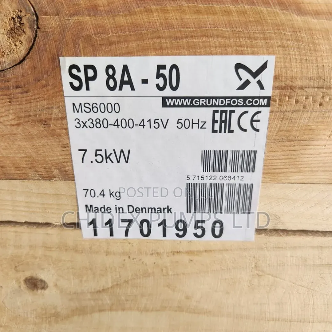 Sp8-50 Groundfox Submersible Pump