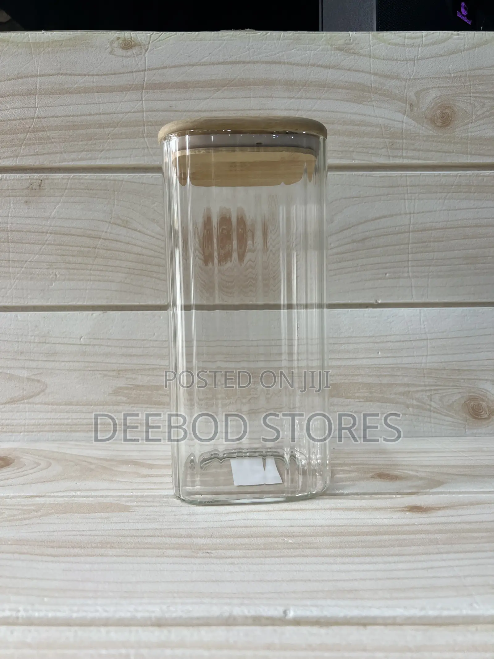 Borosilicate Glass Storage Canister