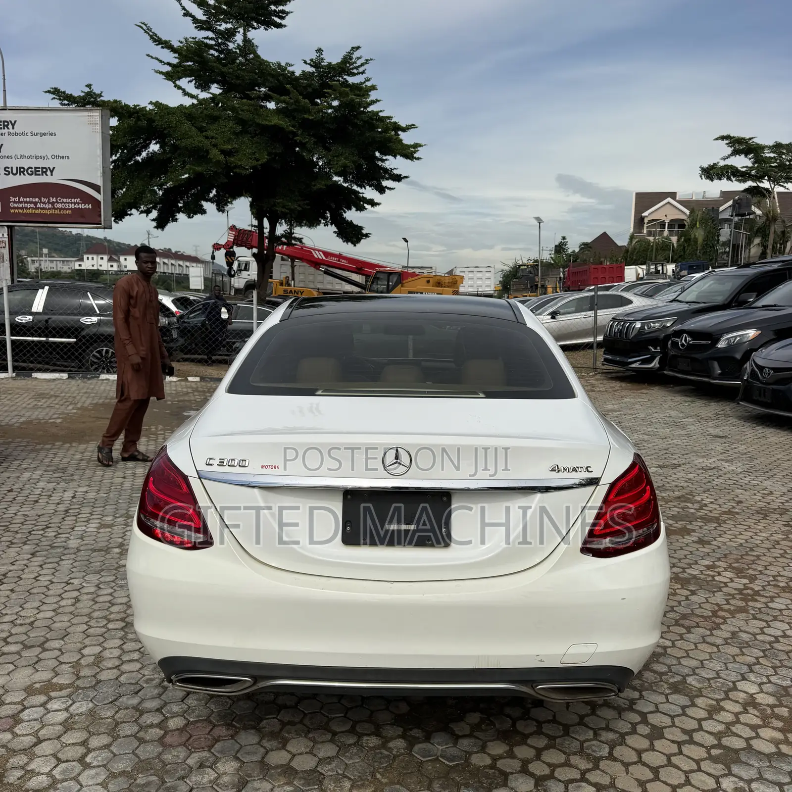 Mercedes-Benz C300 Sport Sedan RWD (2.0L 4cyl 7A) 2017 White