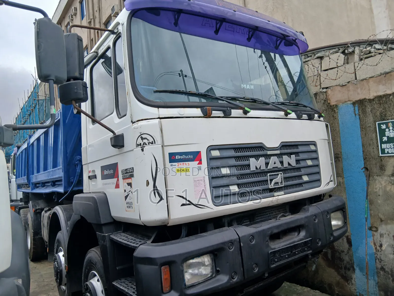 MAN Diesel Tipper With Auxilliary
