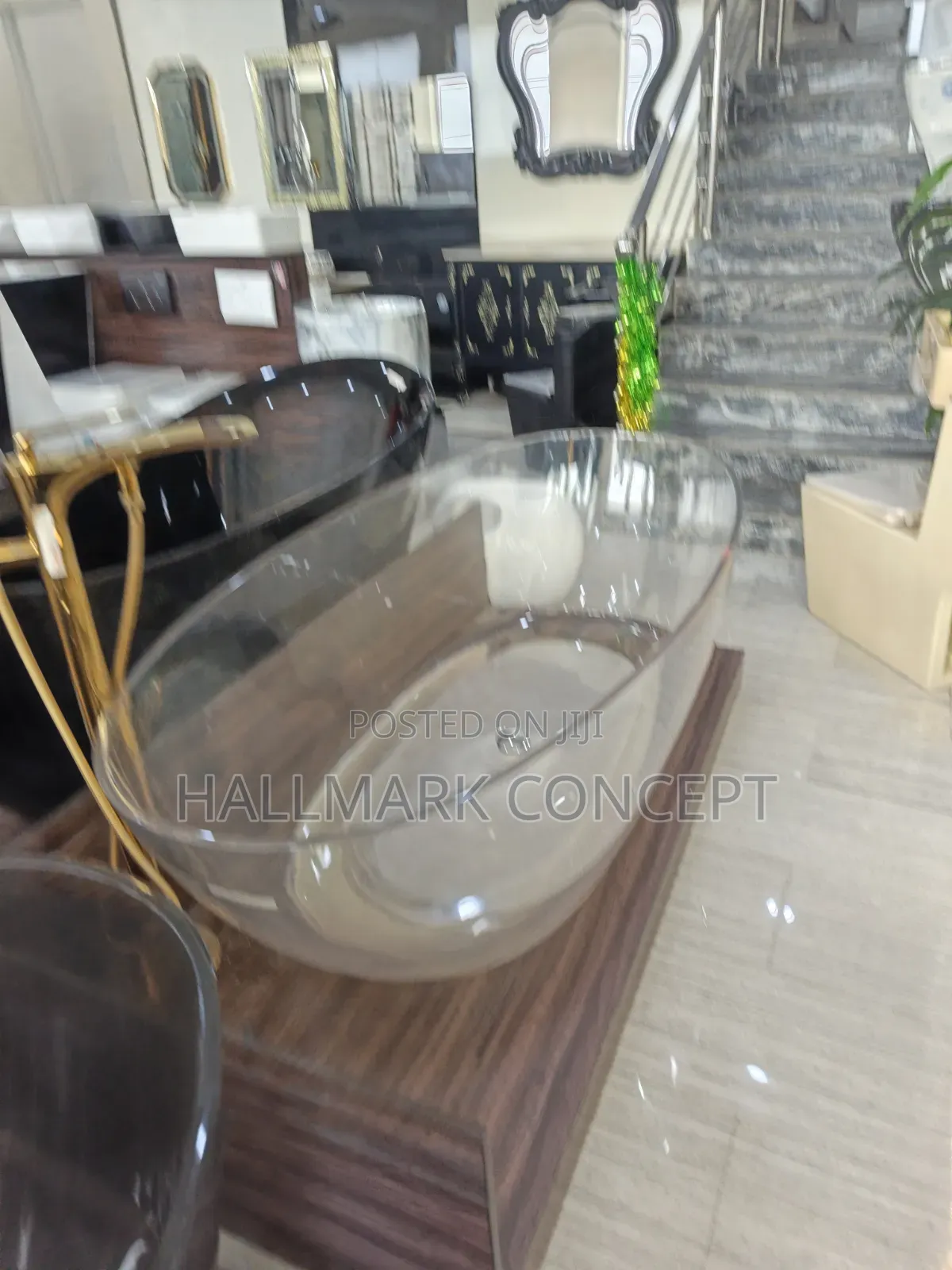 Luxury Glass Bathtub