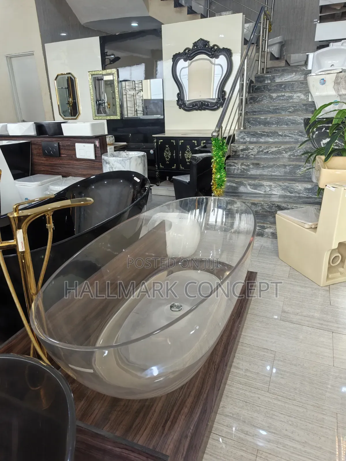 Luxury Glass Bathtub