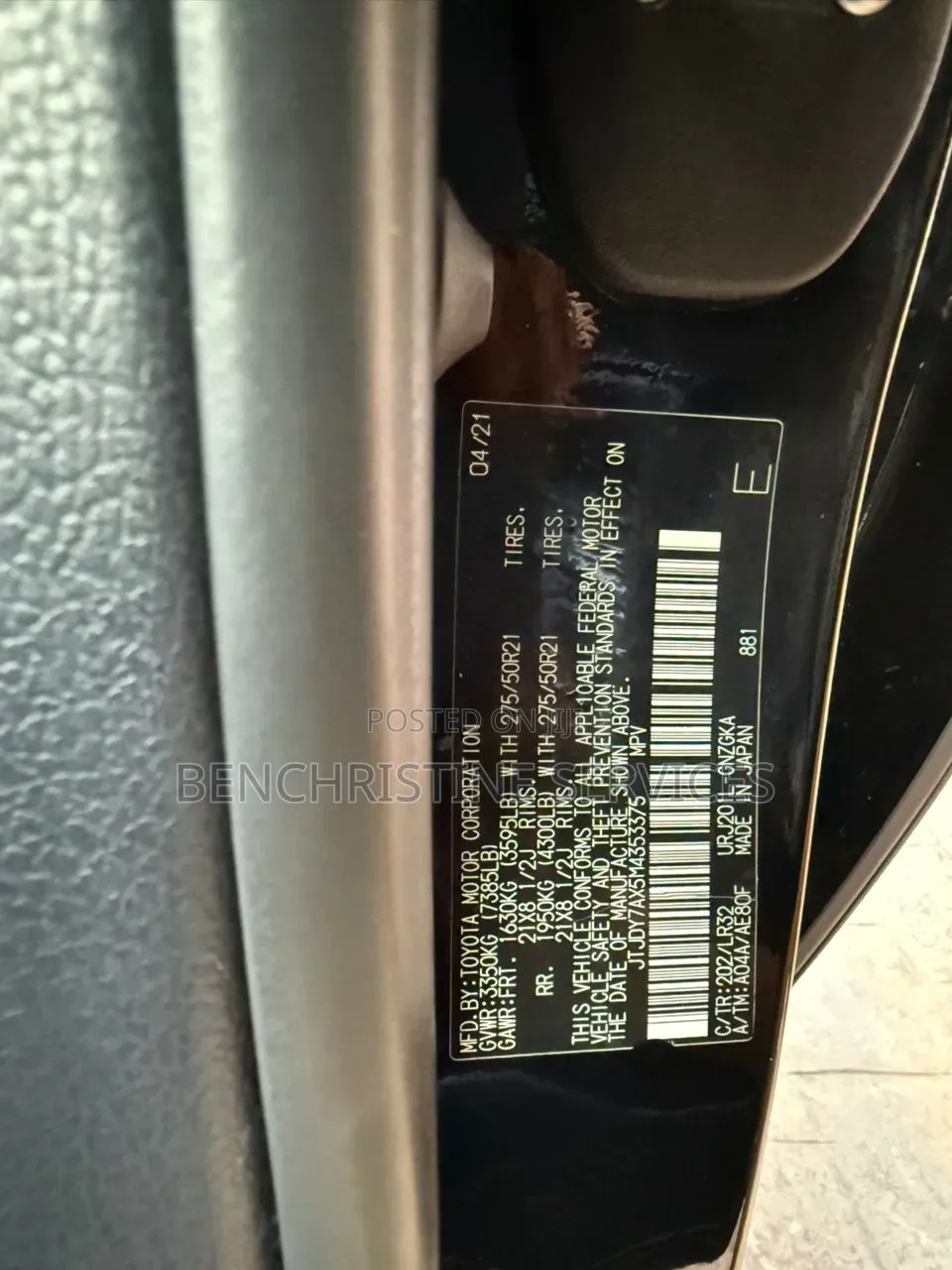Lexus LX 570 AWD 2021 Black