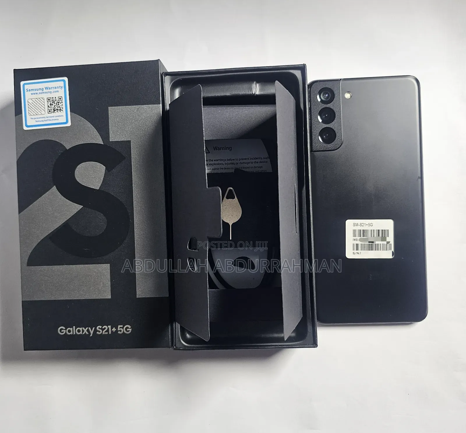 New Samsung Galaxy S21+ 5G 128 GB Black