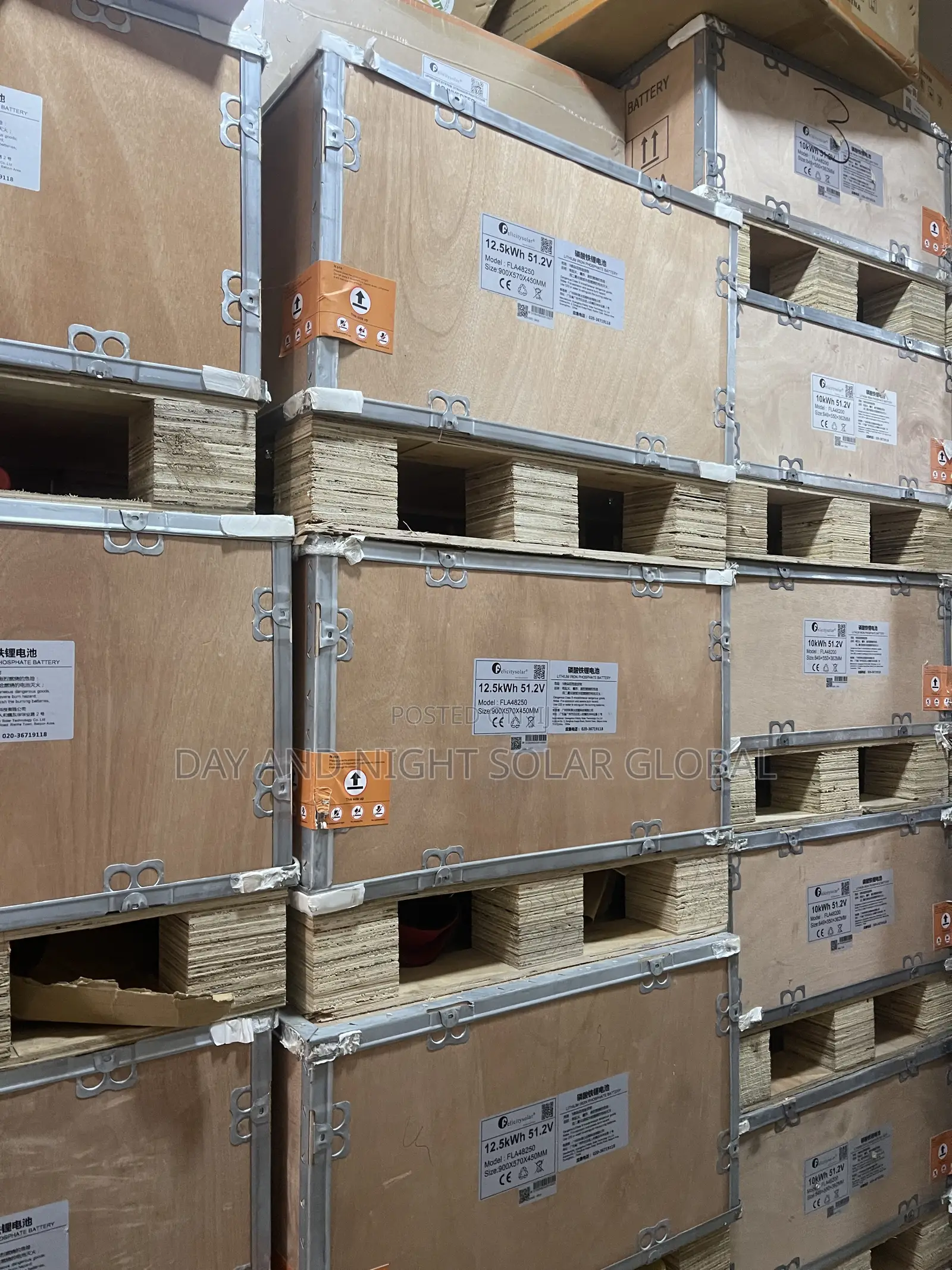 12.5kwh Felicity Ion Lithium Batteries 51.2v