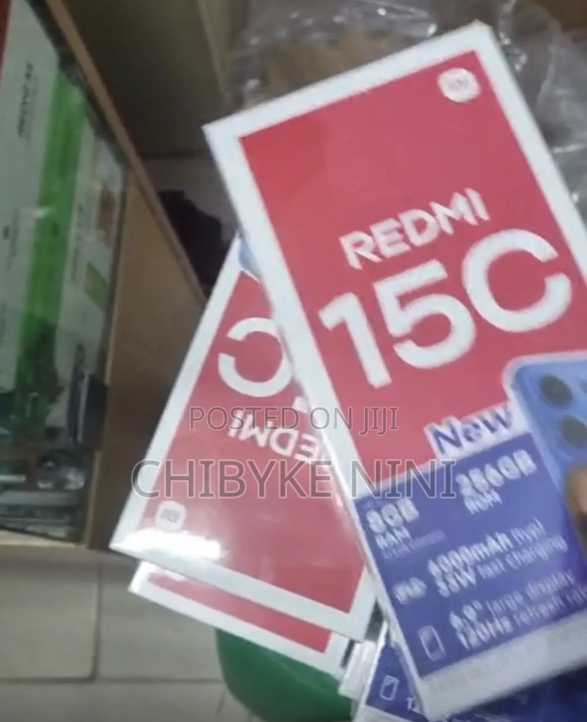 New Xiaomi Redmi 15C 4G 128 GB Black