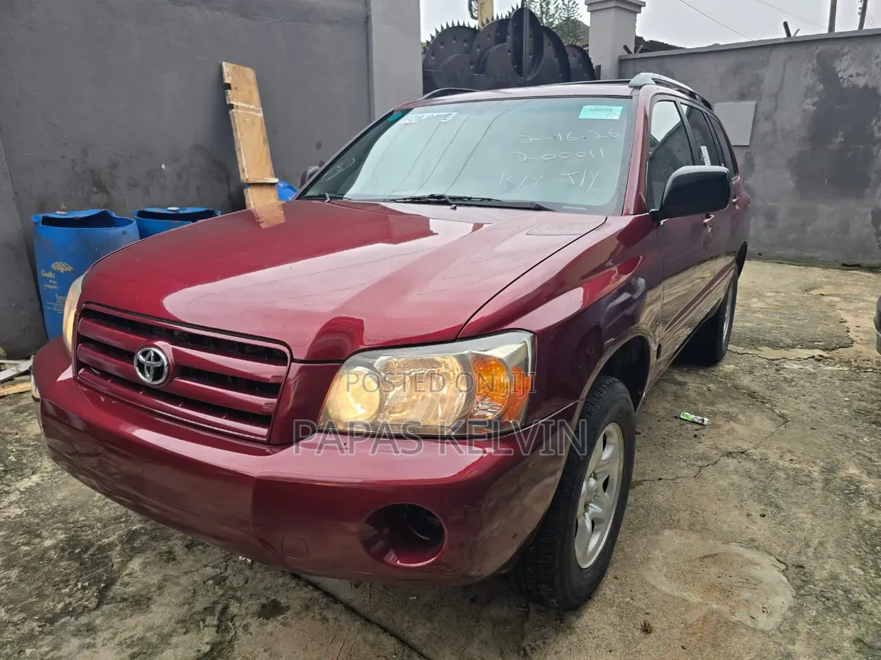 Toyota Highlander 2007 Red