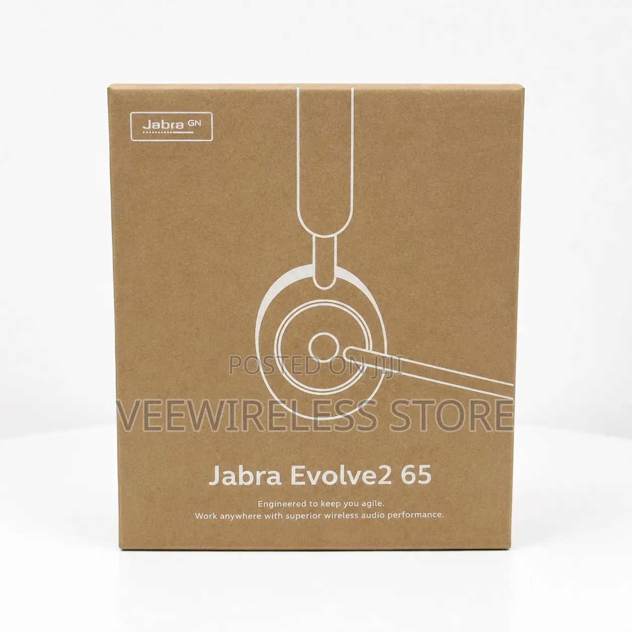 Jabra Evolve2 65 Bluetooth Wireless Headset With Mic