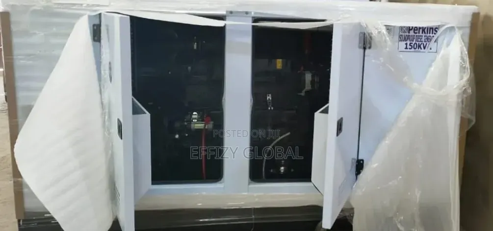 Heavy-Duty Perkins 150kva Soundproof Diesel Generator 100% Copper Coil