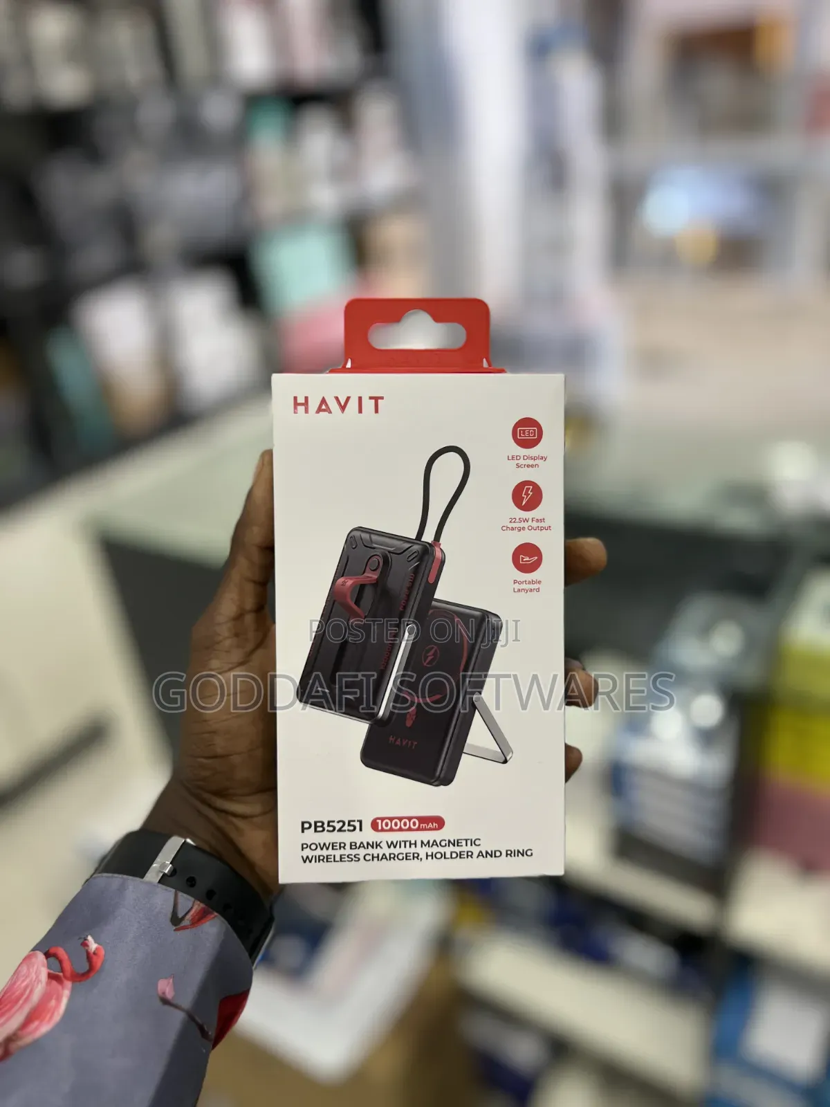 Havit PB5251 Magnetic Power Bank With Phone Holder
