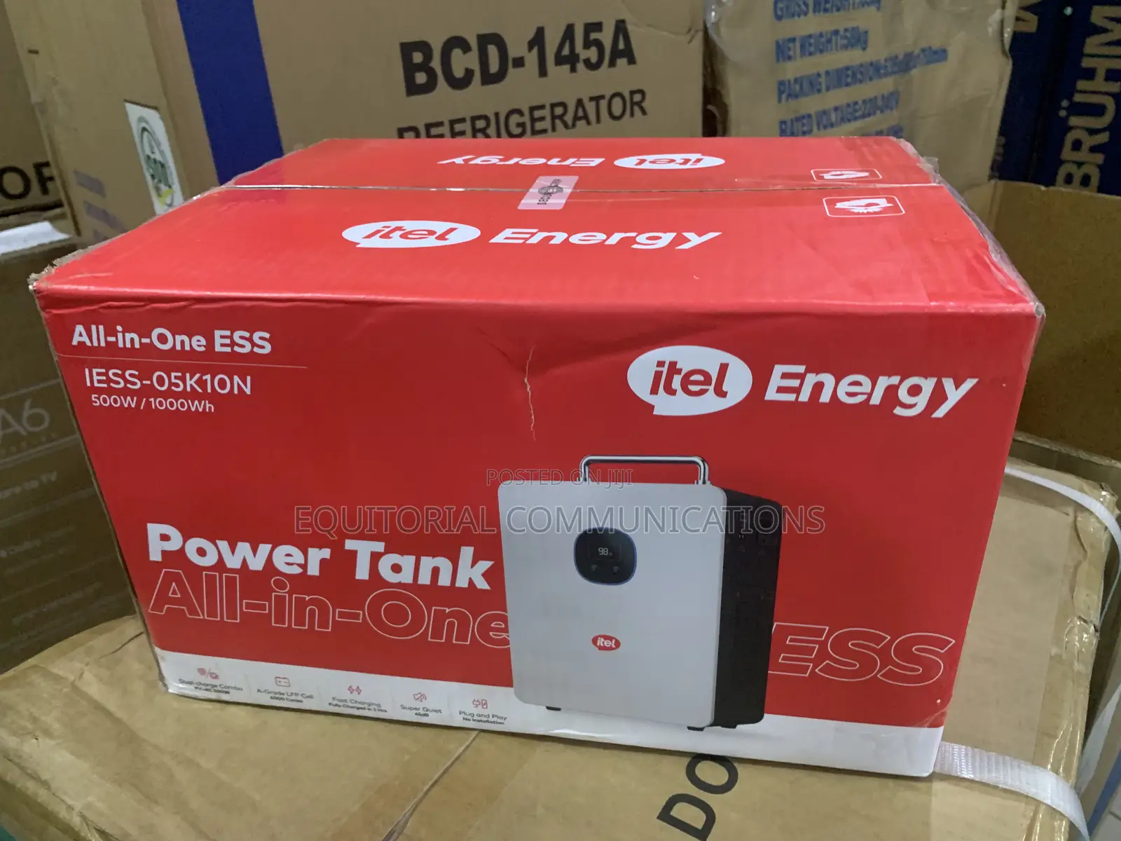 Itel PowerTank IESS-05K10N 500W Pure Sine Wave Portable Power Station