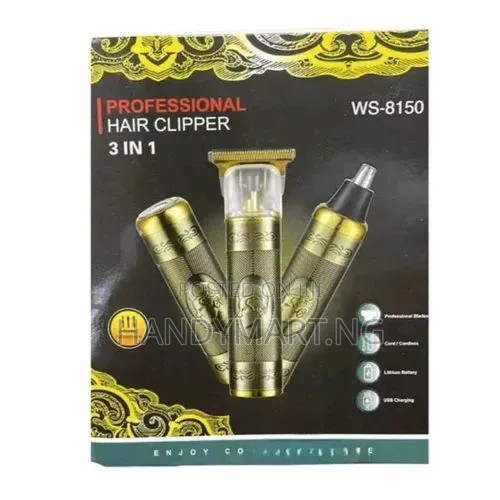 WS-8150 3-in-1 Professional Hair Clipper Trimmer Set 10% OFF
