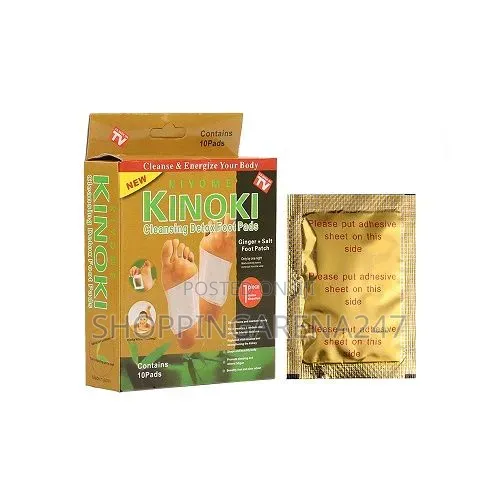 Kinoki Ginger Salt Natural Detoxification Foot Pads