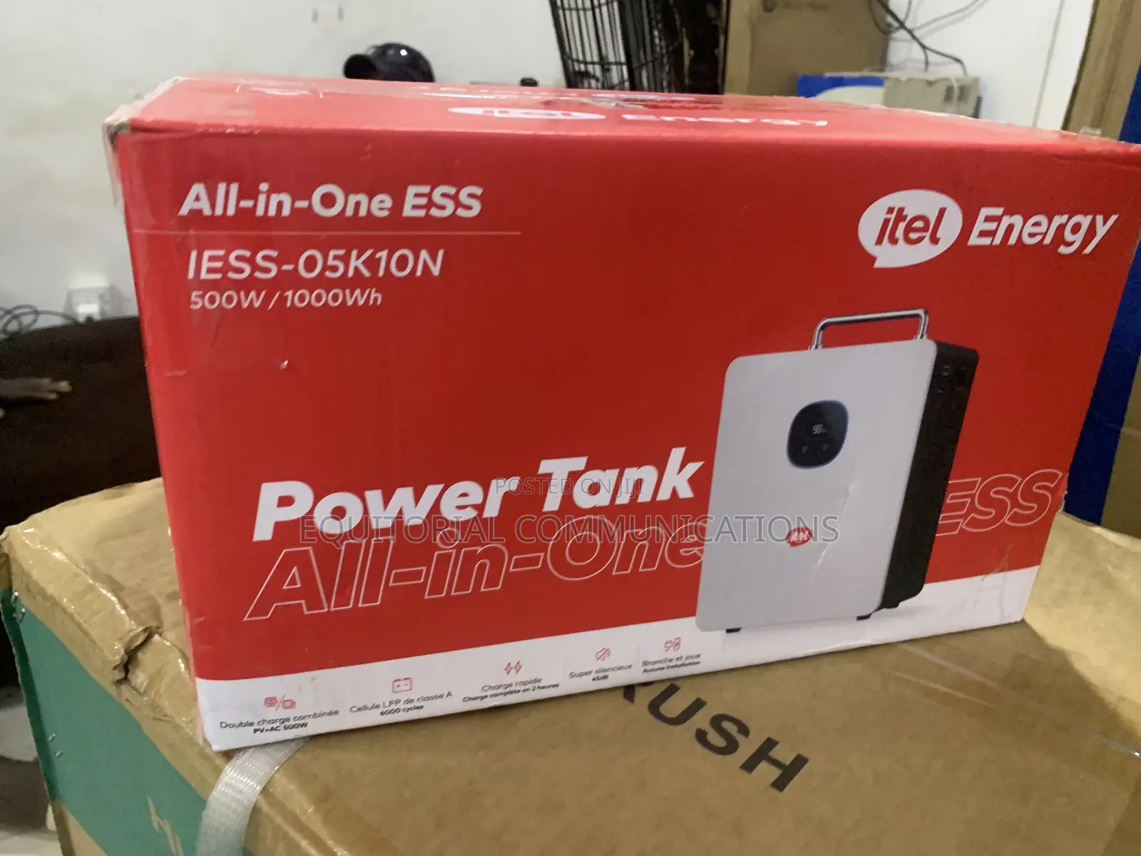Itel 500W Portable Lithium Power Station With Solar Charging Support