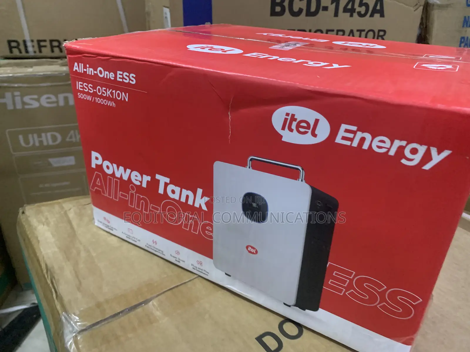 Itel IESS-05K10N Silent Portable Power Station With 500W Output