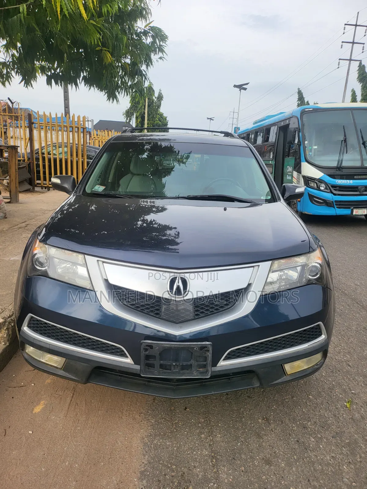 Acura MDX Advance Package SUV AWD (3.7L 6cyl 6A) 2011 Blue