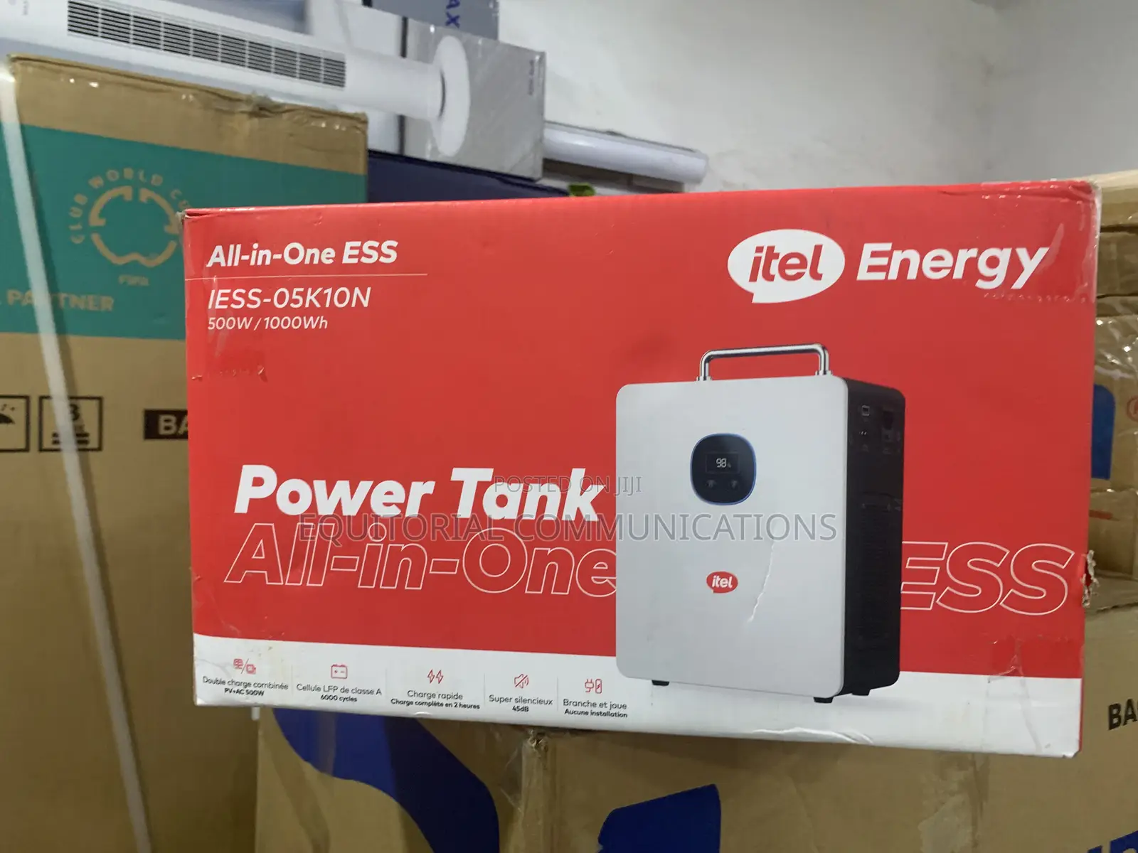 Itel 1000Wh Rechargeable Solar Generator for Home Backup