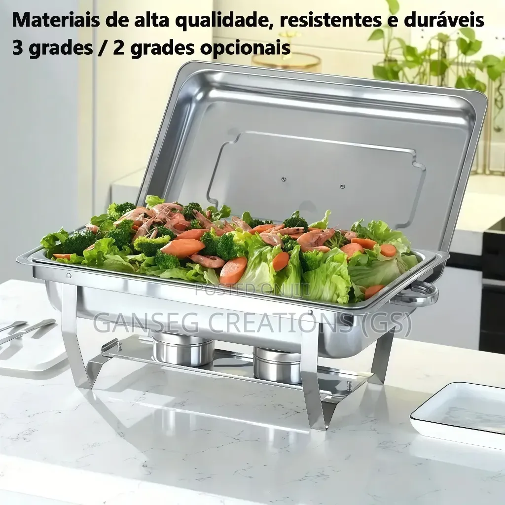 Heavy-Duty 12L Rectangle Buffet Food Warmer – Non-Divided