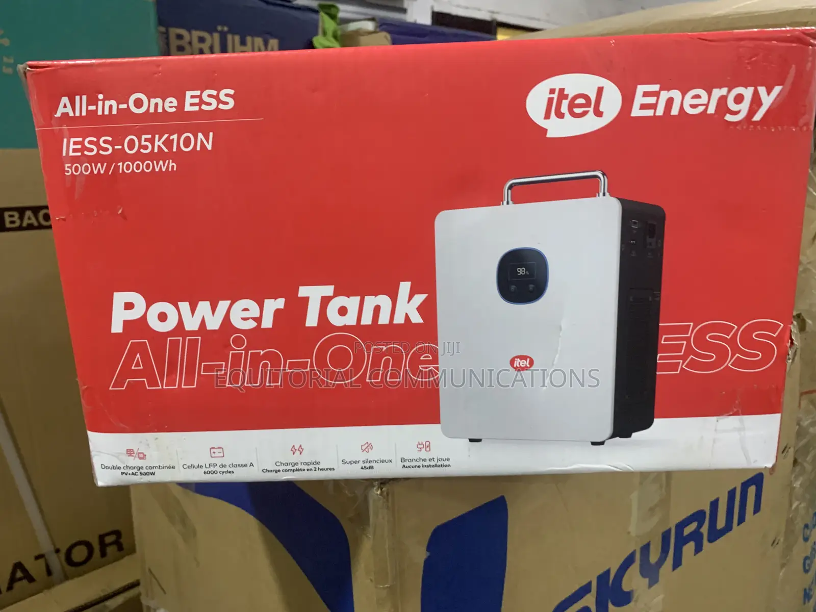 Itel Portable Power Tank for Camping and Emergency Backup