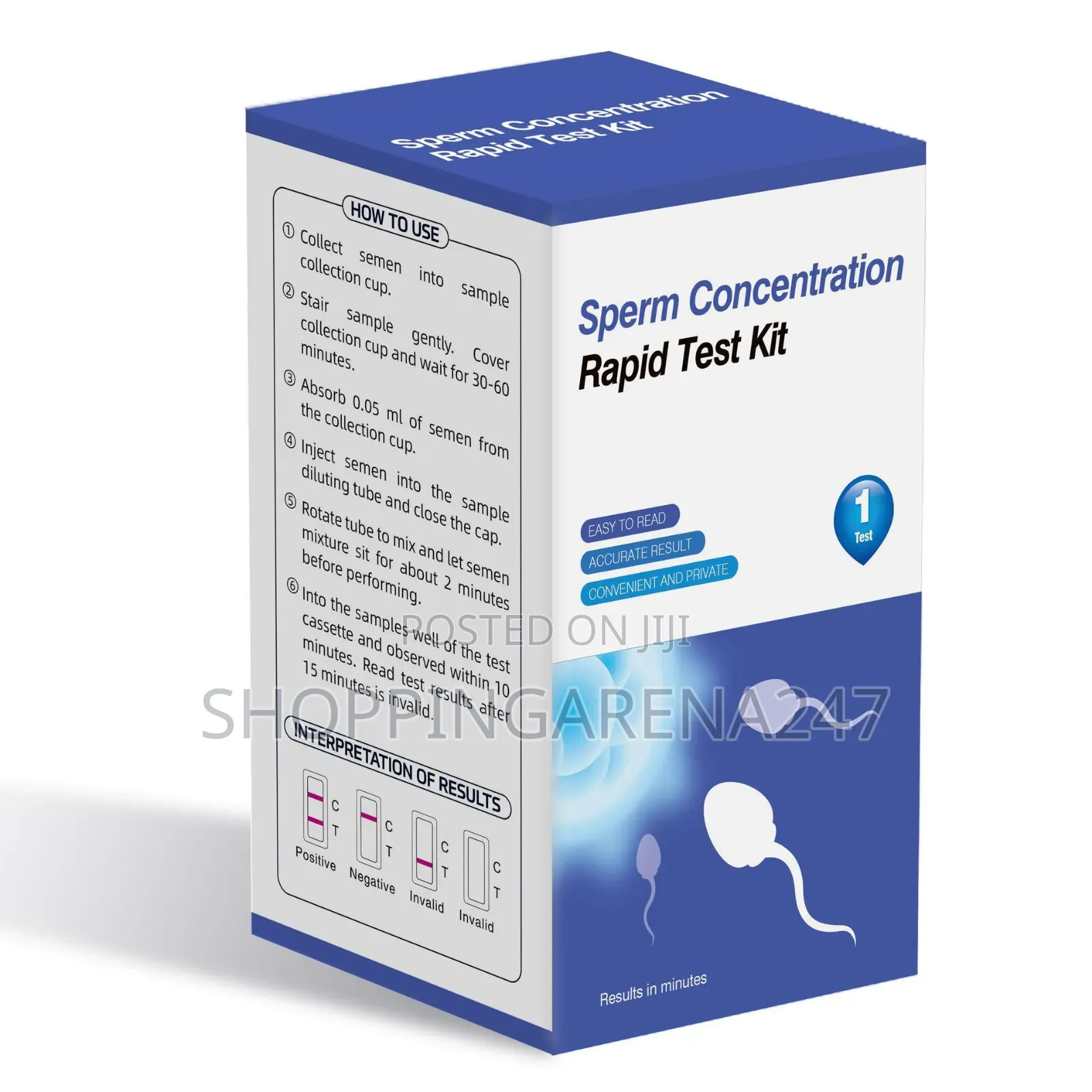 Sperm Concentration Rapid Test Kit(Personal/Home Use)