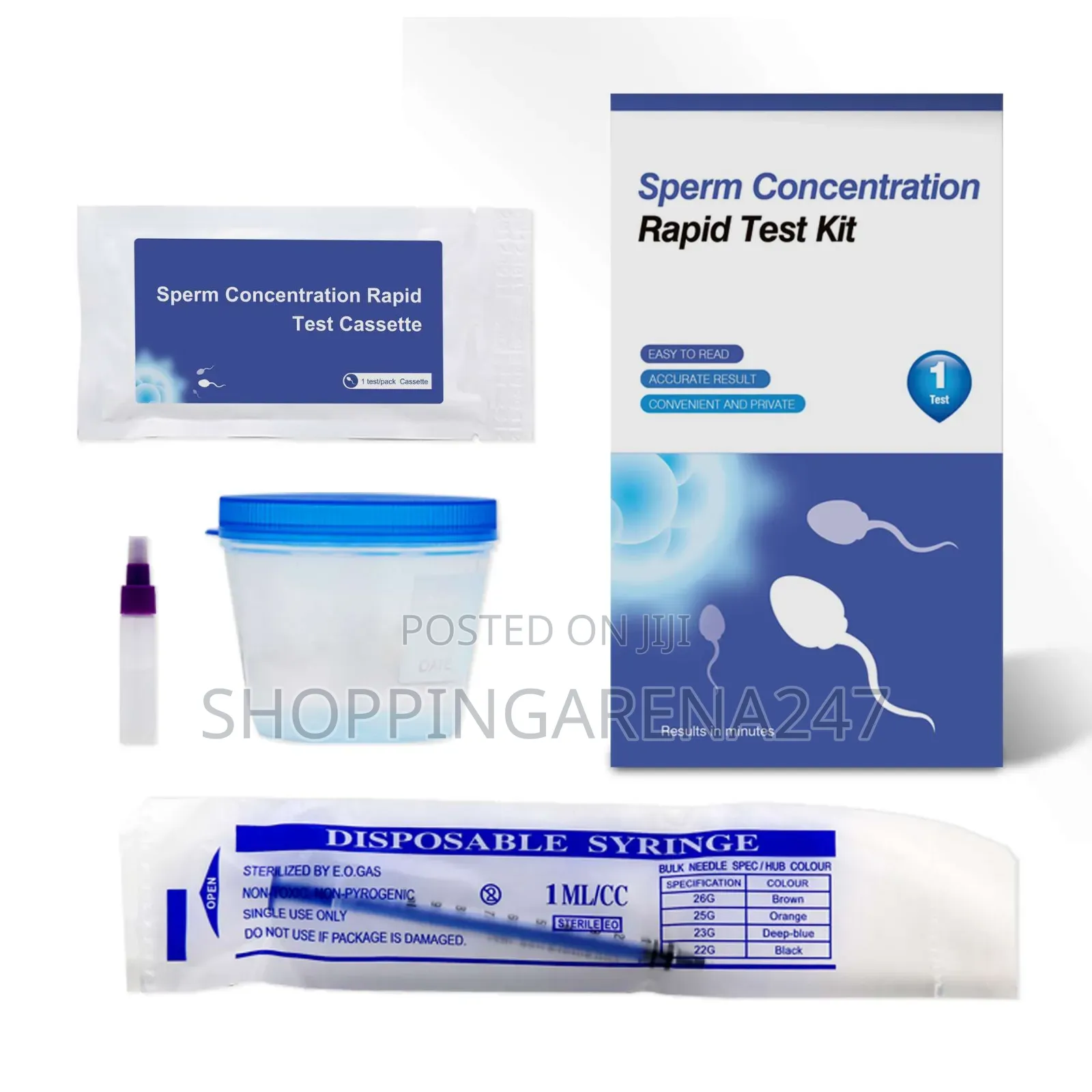 Sperm Concentration Rapid Test Kit(Personal/Home Use)