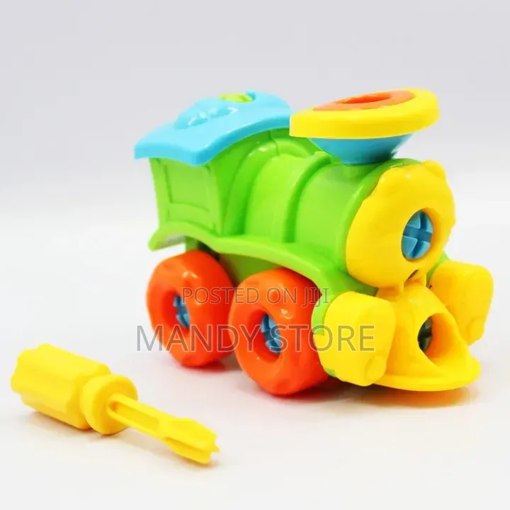 Competitive Factory Plastic Toy Train Parts Plastic Puzzle Truck