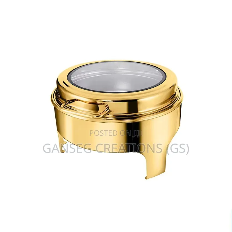 Luxury Premium Royal Gold 8.5-Litre Buffet Food Warmer (High Quality)