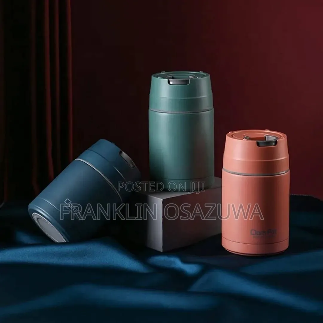 800ml and 1000ml Clam Pot Stainless Steel Vacuum Insulated Food Jar