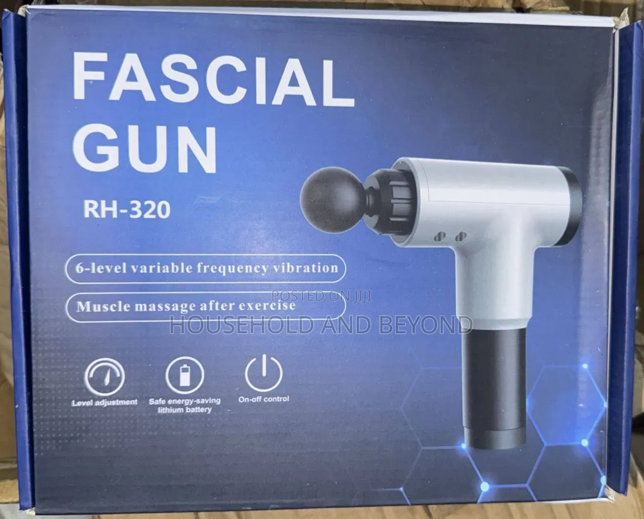 Premium Fascial Gun – Handheld Deep Tissue Muscle Massager