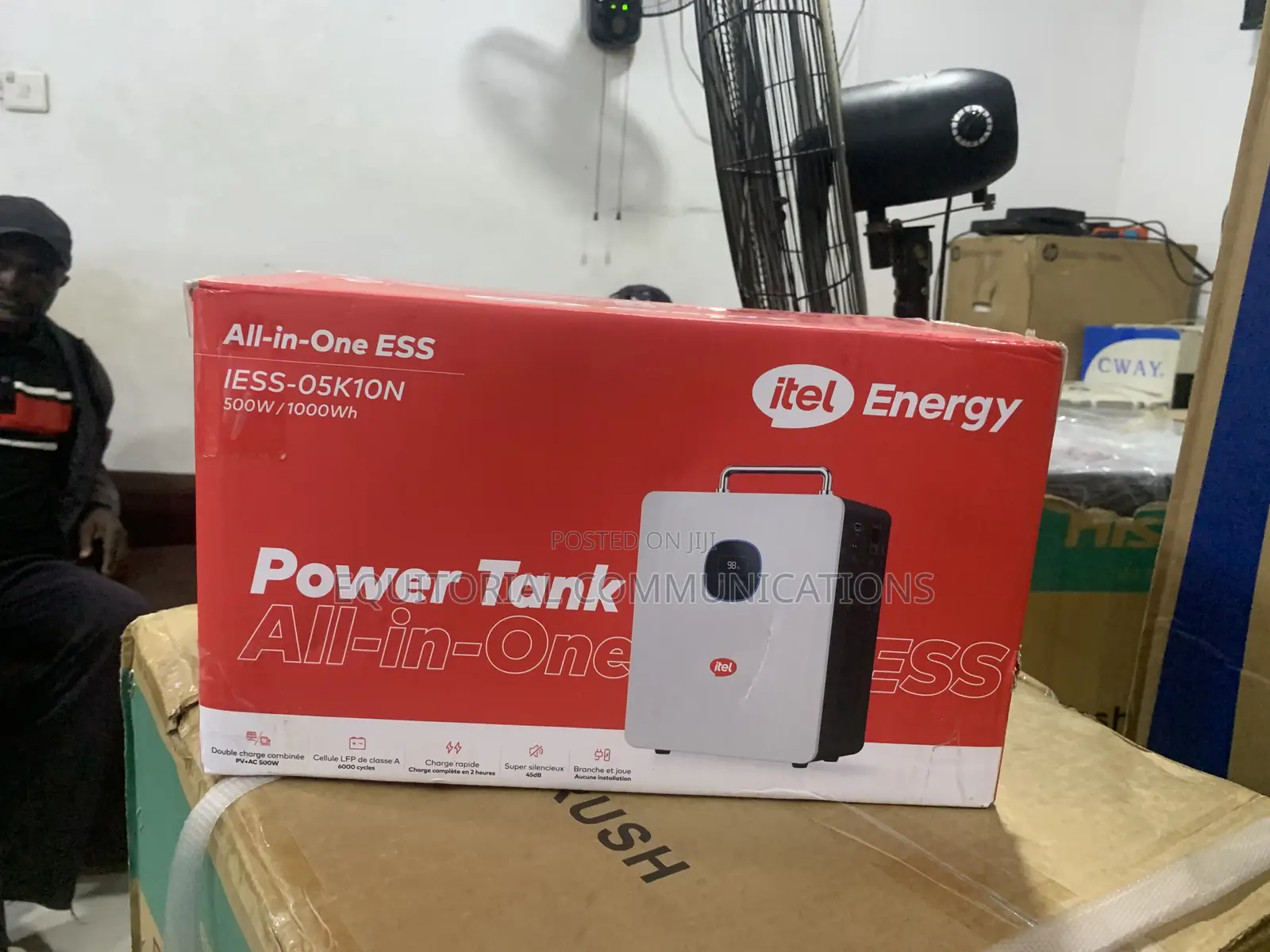 Itel IESS-05K10N Portable Power Solution With 1kWh Battery