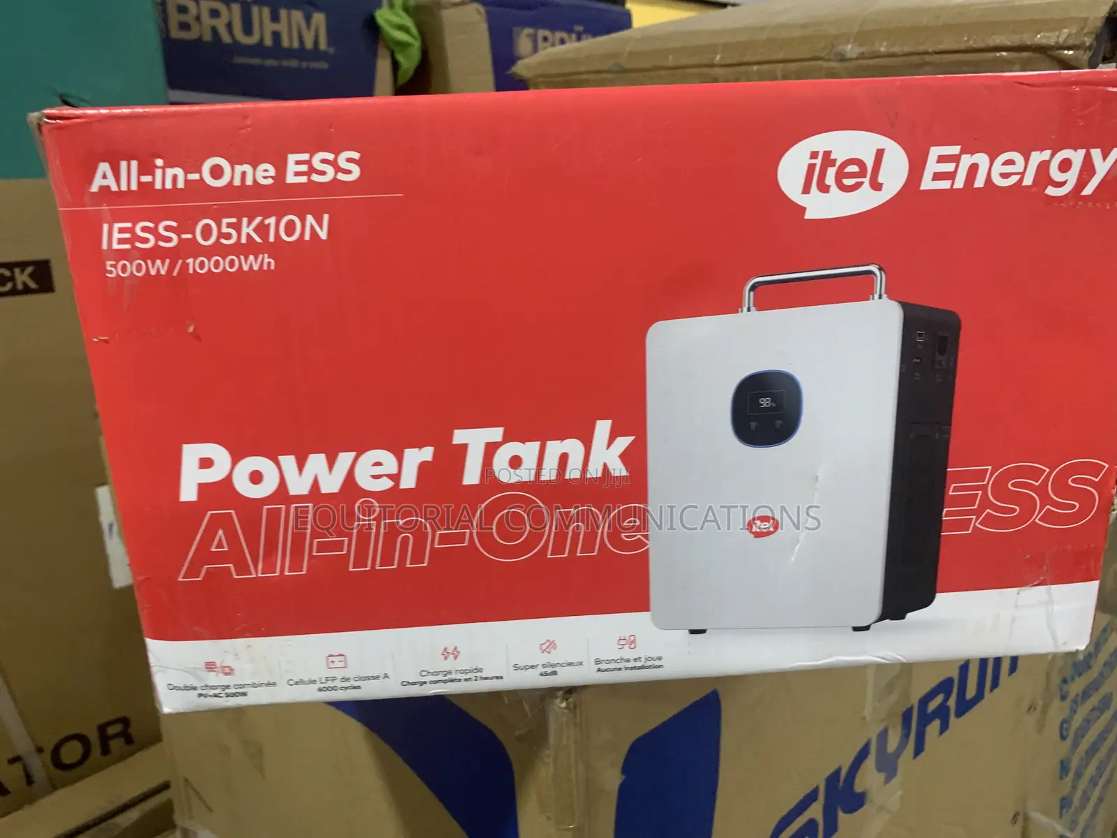 Itel IESS-05K10N Portable Power Solution With 1kWh Battery