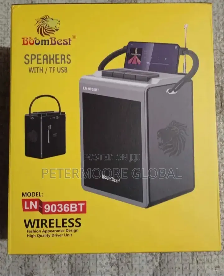 Boombest Ln 9036bt 7200mah Deep Heavy Powerful Solid Bass Speaker