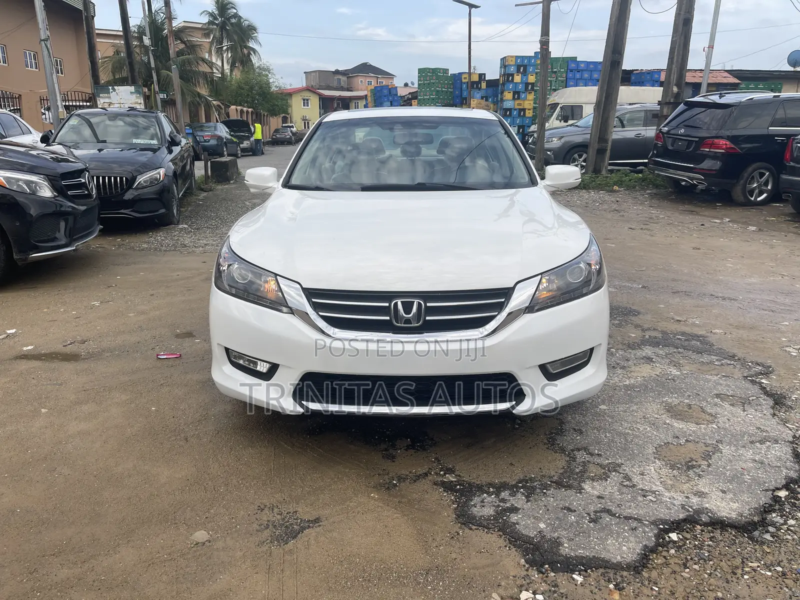 Honda Accord EX-L 4dr Sedan w/Navigation (2.4L 4cyl CVT) 2014 White