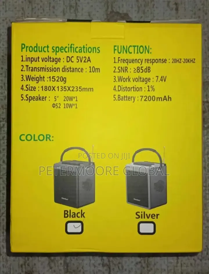 Boombest Ln 9036bt 7200mah Deep Heavy Powerful Solid Bass Speaker