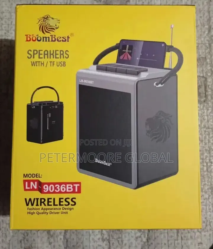Boombest Ln 9036bt 7200mah Deep Heavy Powerful Solid Bass Speaker