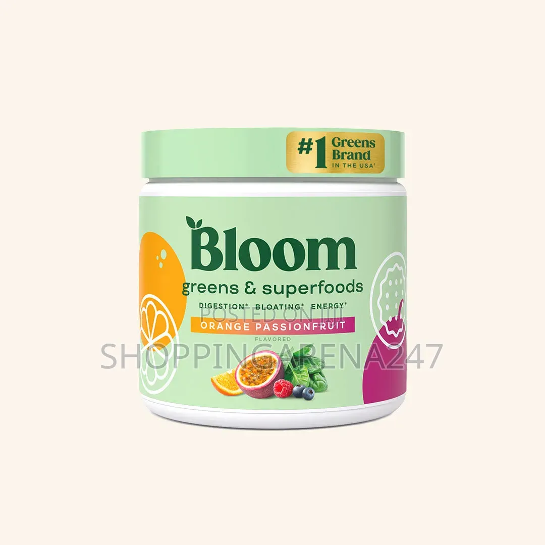 Bloom Greens Superfoods-Digestion,Bloating,Energy,Immune Boost(Orange)