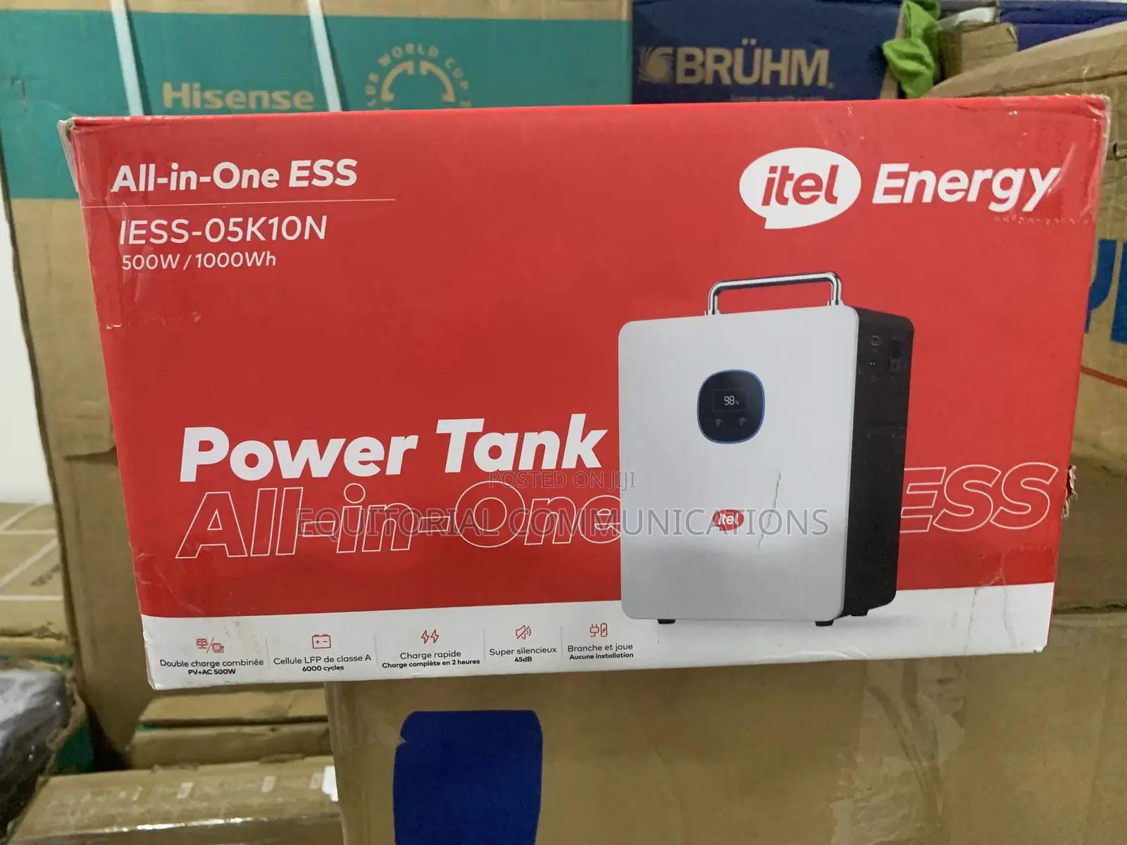 Itel Solar PowerTank for TV, Fan, Lights and Router