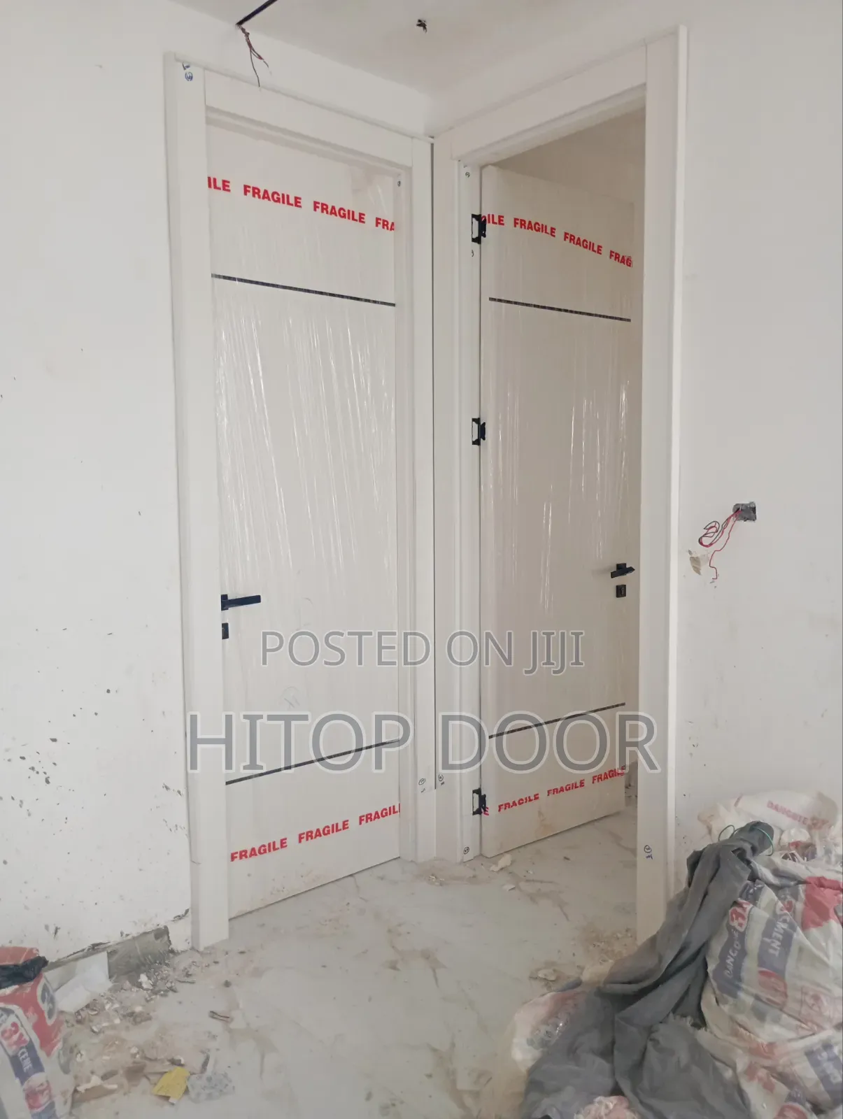 Hitop Wh HDF Door With Frame and Architrave