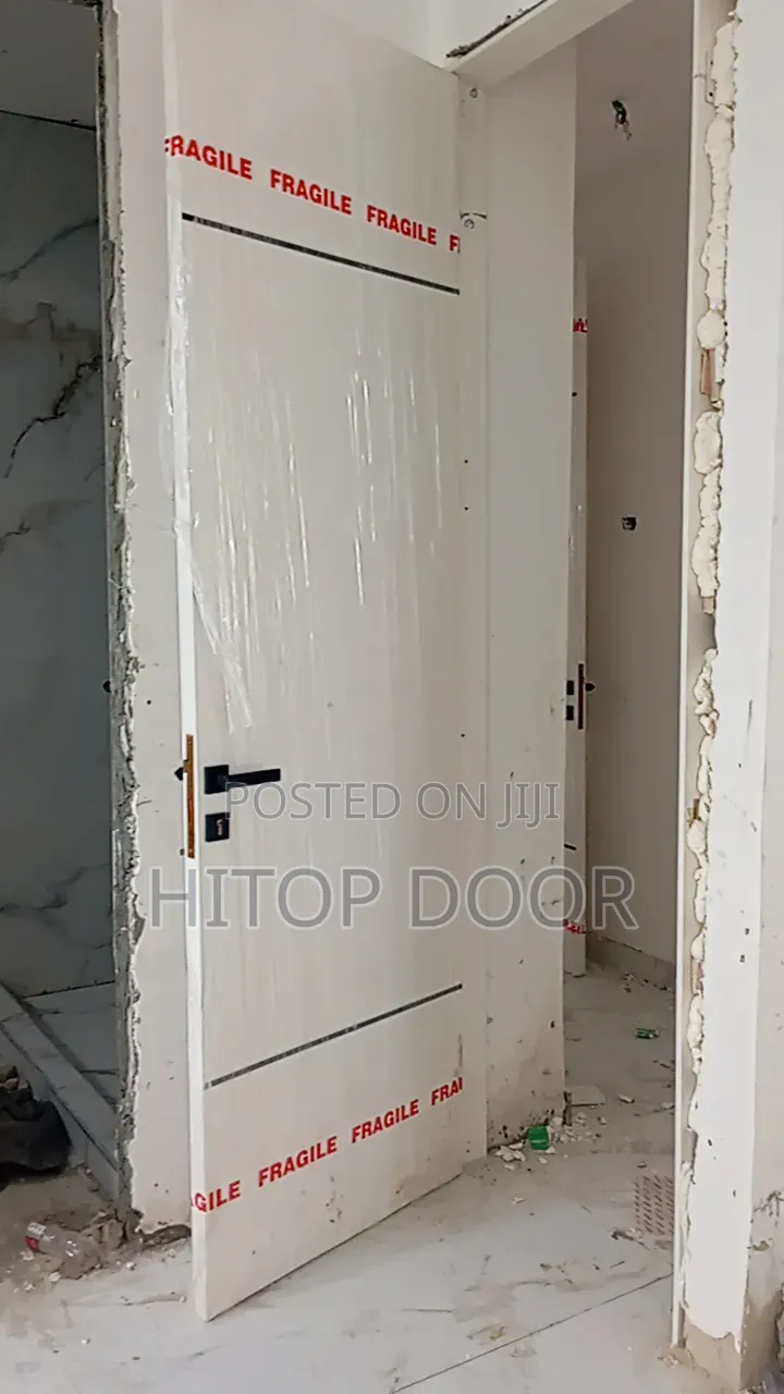 Hitop Wh HDF Door With Frame and Architrave