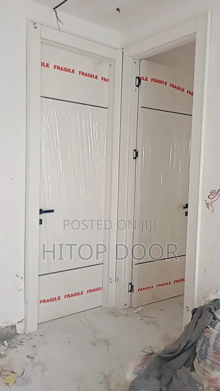 Hitop Wh HDF Door With Frame and Architrave