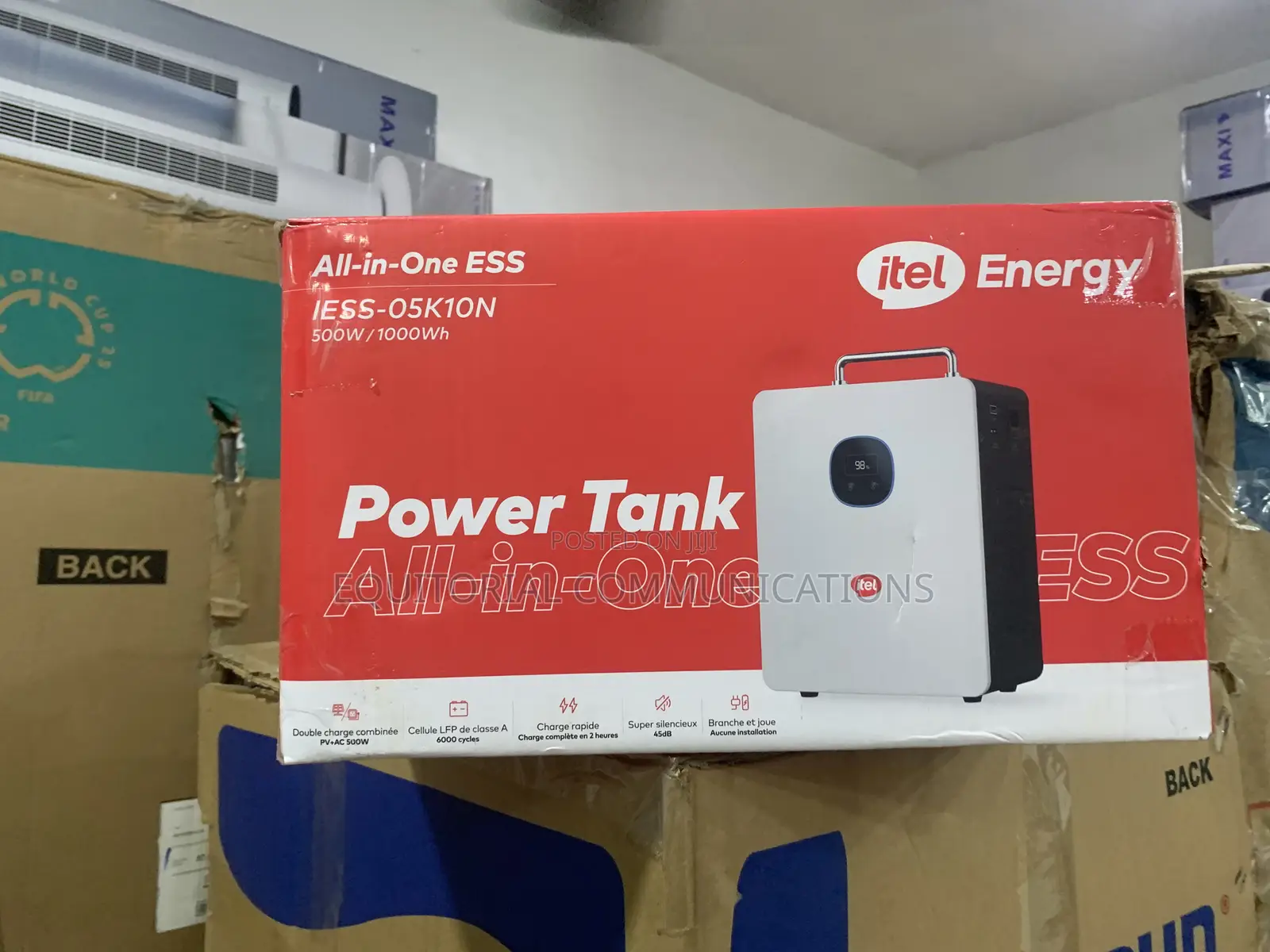 Itel 500W Rechargeable Power Station for Essential Devices