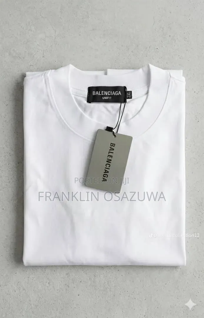 Balenciaga Premium Oversized Unisex Cotton T-Shirt