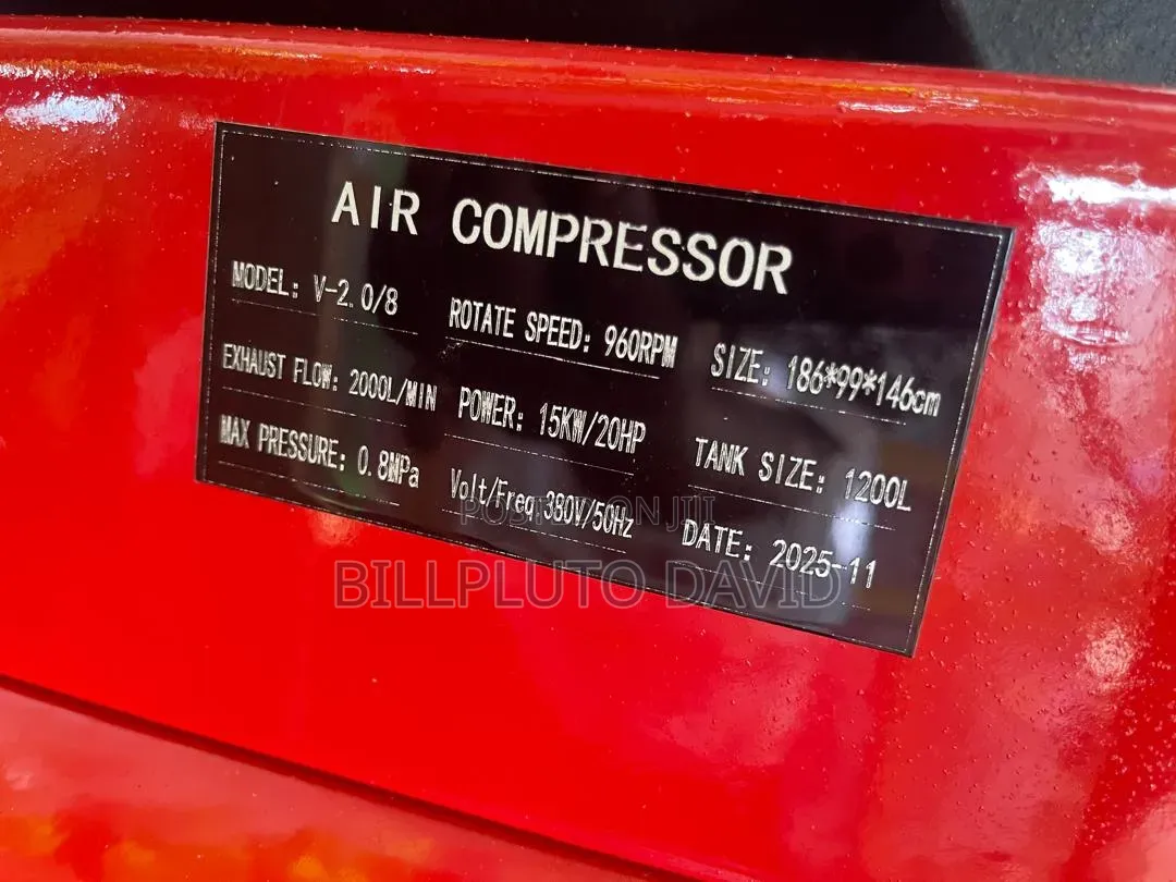 Industrial-Grade, Heavy-Duty Piston (Reciprocating)air Compressor1200L