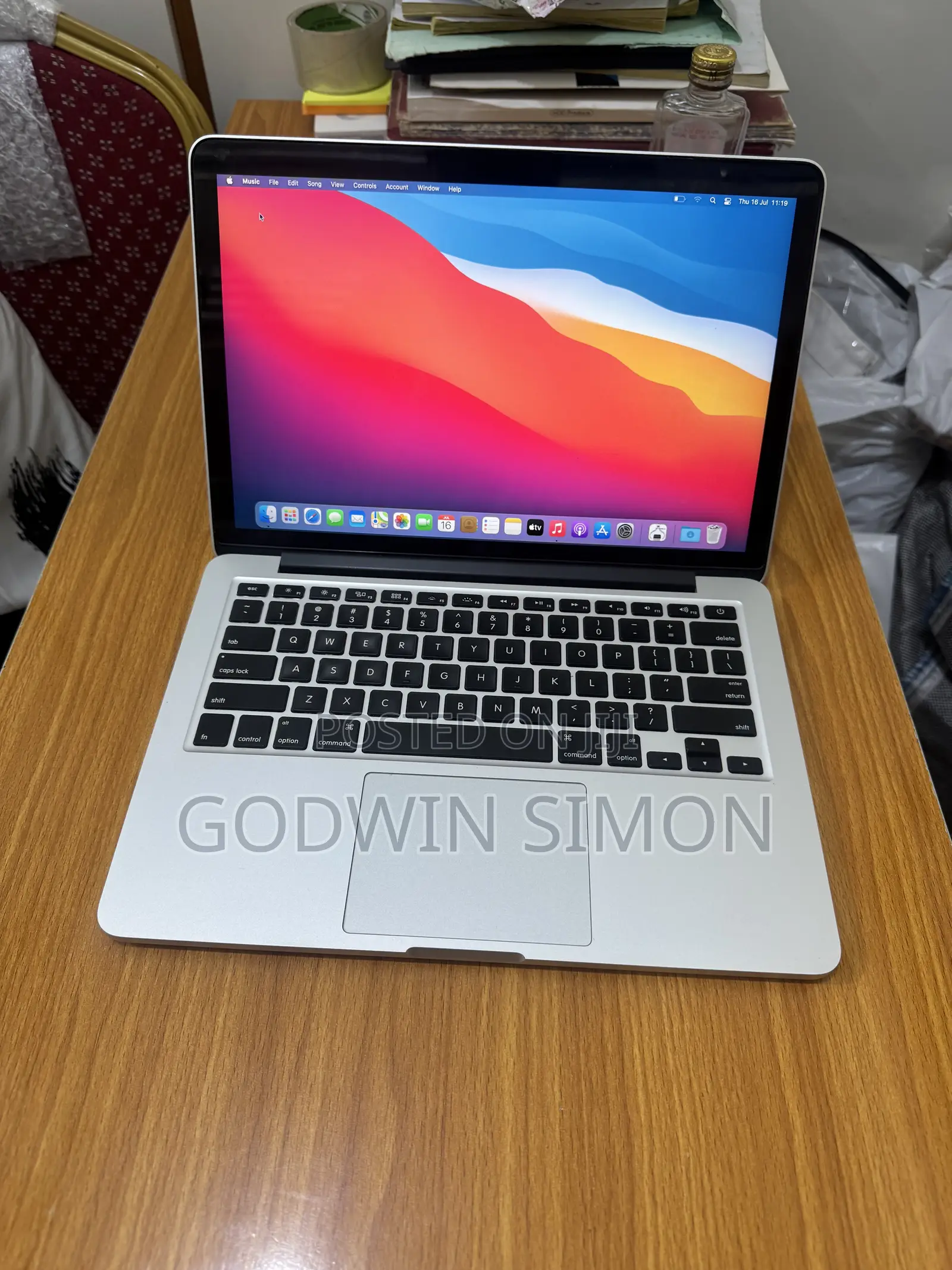 Laptop Apple MacBook Pro 2015 16GB Intel Core i7 SSD 512GB