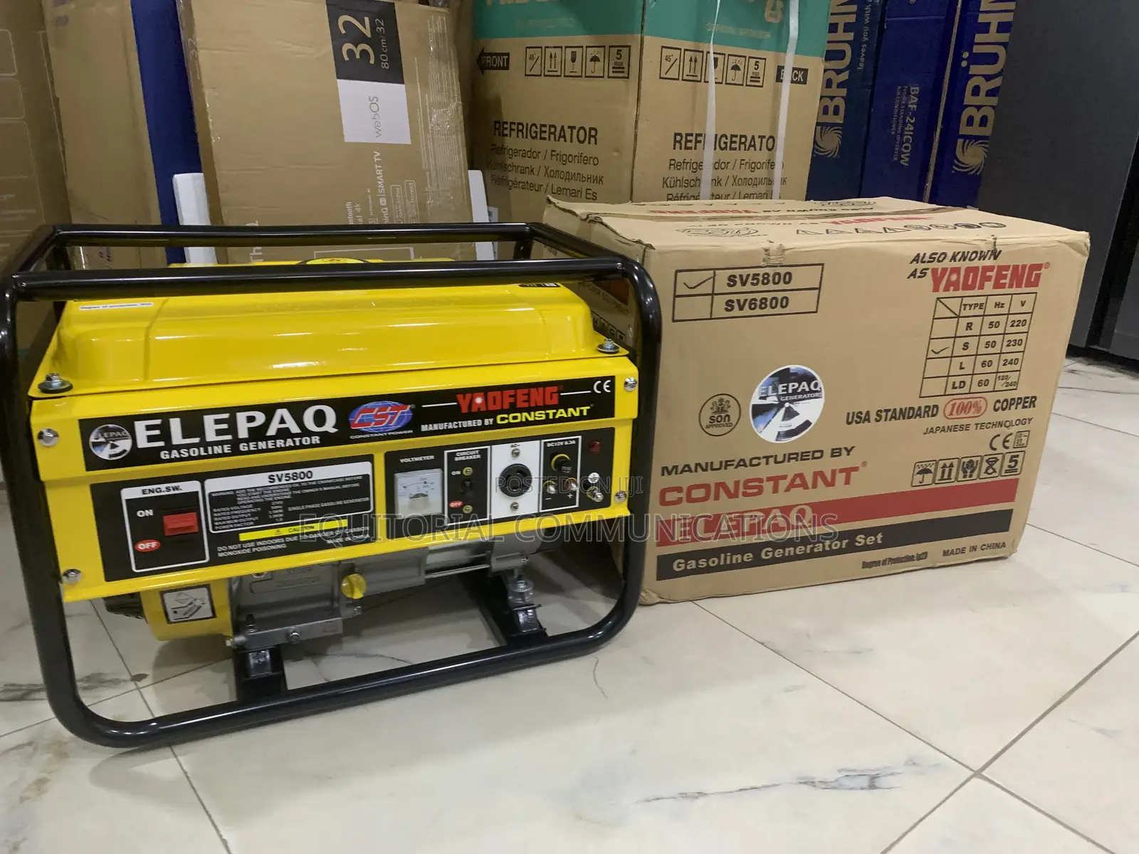Elepaq SV5800 Power Output Geneerator